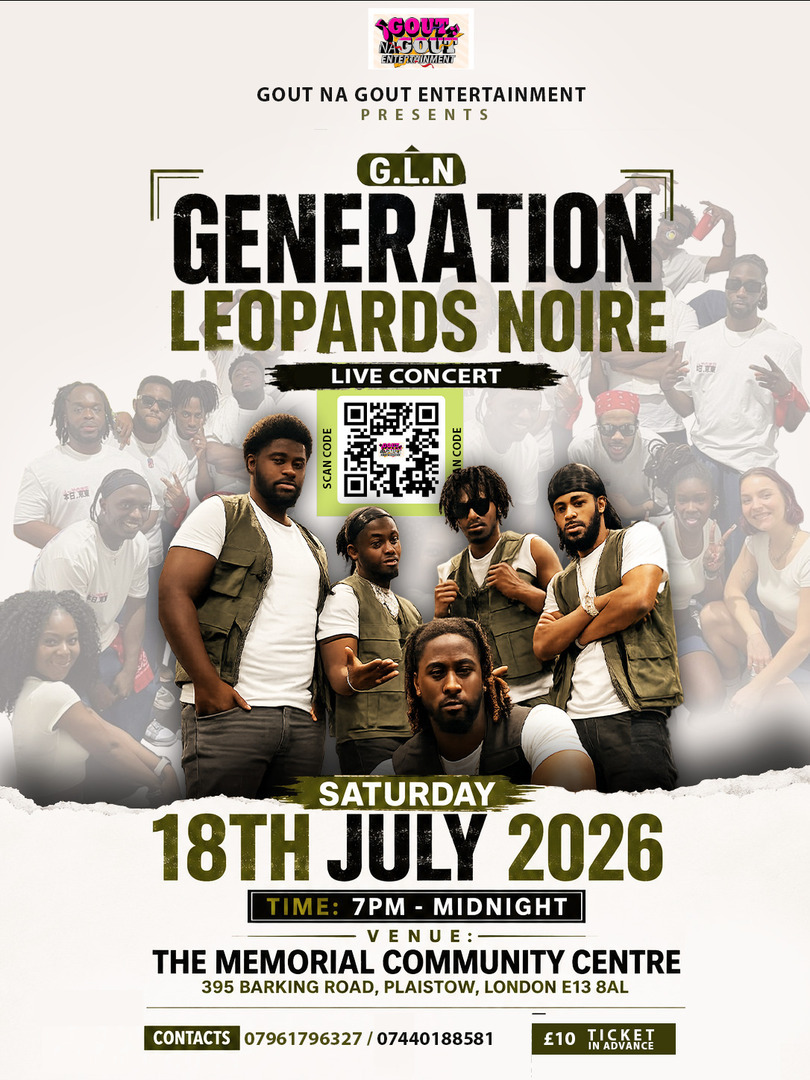 GENERATION LES LEOPARDS NOIRS CONCERT — event image